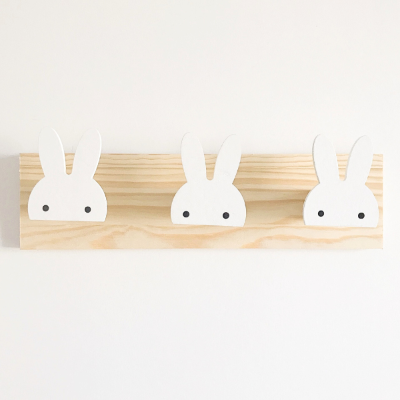 Porte-manteau-enfant-lapin-blanc