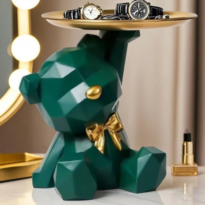 Vide-poche-ourson-vert