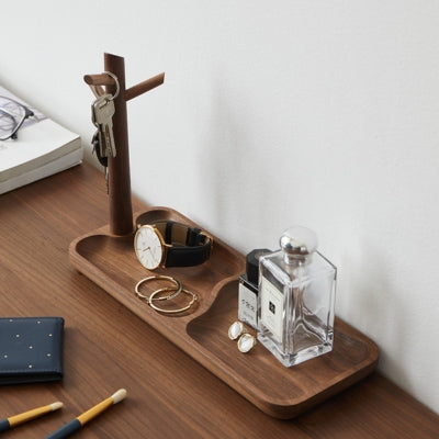 Vide-poches-bois-arbre-acacias-rectangle-montre-cles