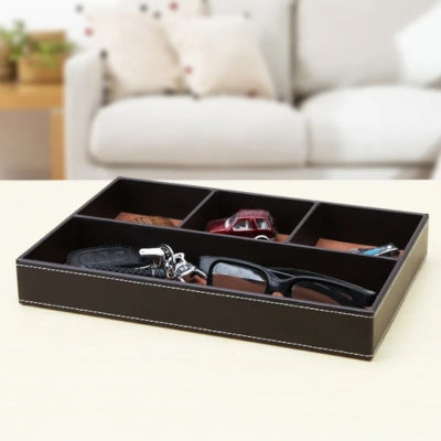 Vide-poches-compartimente-cuir
