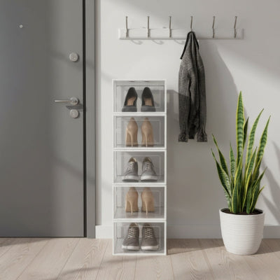 ensemble de quatre boite a chaussure empilées