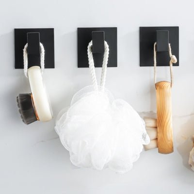 Patere-carree-adhesive-noire-plusieurs