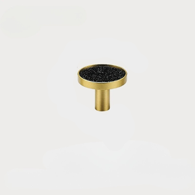 patère dorée ronde noir étoilé taille moyenne