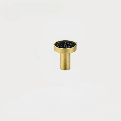 patère dorée ronde noir étoilé petite taille