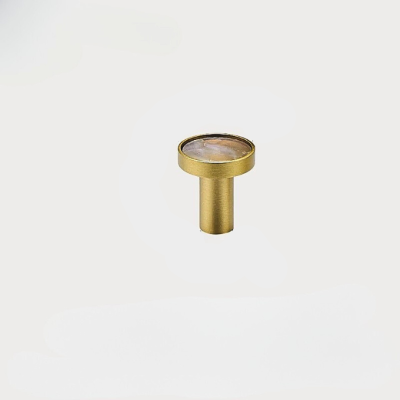 patère dorée ronde ormeau petite taille