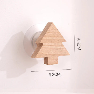 patère en bois forme arbre avec dimensions