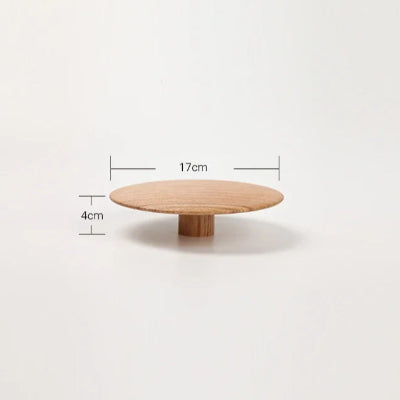 patère en bois forme ronde grande taille dimensions