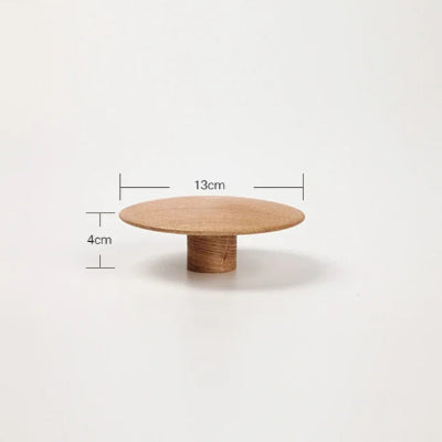 patère en bois ronde taille moyenne dimensions