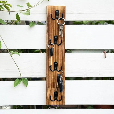 porte clé mural bois verticalkeys naturel