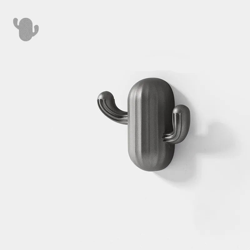 dimensions porte clé mural cactus gris