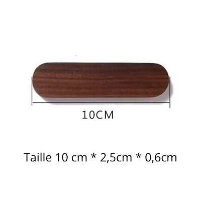 porte clé bois noyer magnétique taille m