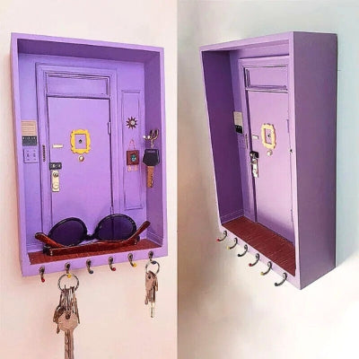 porte cle mural cadre porte série friends miniature