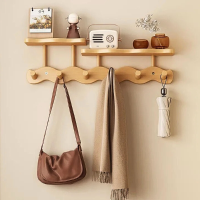 sac écharpe parapluie pendus porte manteau deux étagères quinconce