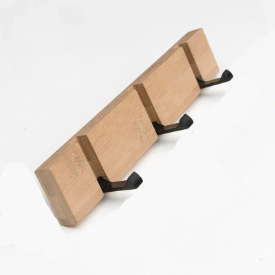dimensions porte manteau bois trois crochets rabattables