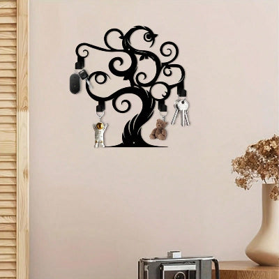 rangement cles metaltree décoratif