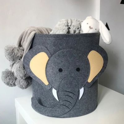 Panier-rangement-jouet-elephant-decoratif