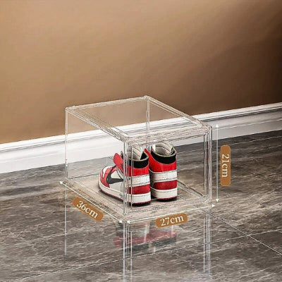 boite à chaussure transparente ouverture frontale dimensions