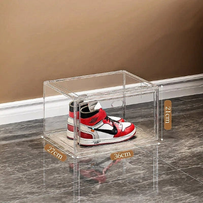 boite à chaussure transparente ouverture latérale dimensions