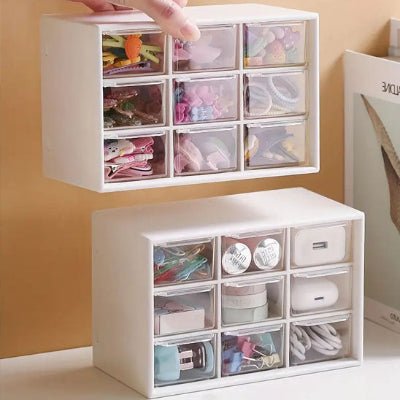 Boite-de-rangement-en-plastique-9-tiroirs-empilable