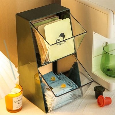 Boite-de-rangement-en-plastique-distributeur-vert
