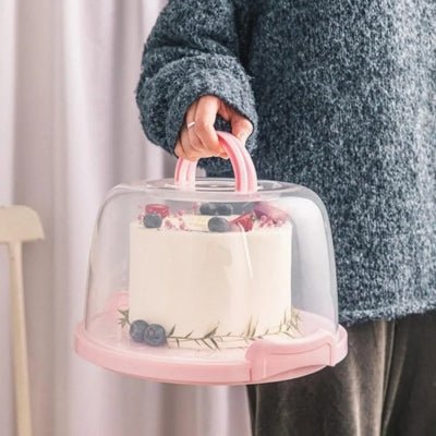 Boite-transport-gateau-rond-rose