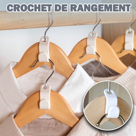 Crochet cintre | Lot de 10 MULTICINTRES™ - Fée qui Range