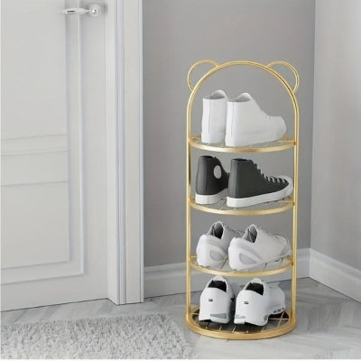 etagere chaussure bearshoes doré