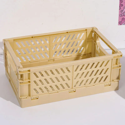 panier-de-rangement-pliable-jaune