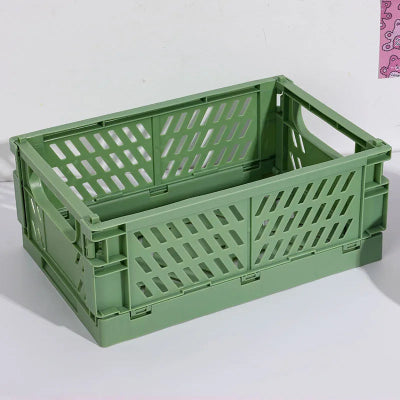 panier-de-rangement-pliable-vert