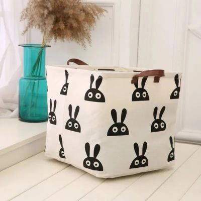 panier-rangement-tissu-lapin