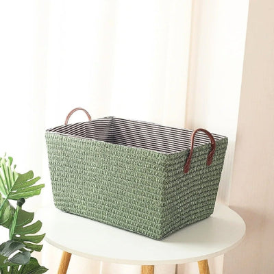 panier rangement zen japonais coloris vert
