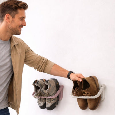 porte chaussures mural hungershoes pliable