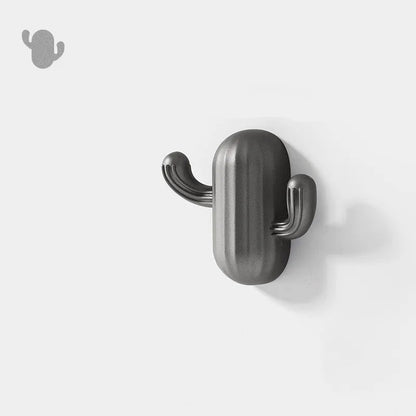 dimensions porte clé mural cactus gris