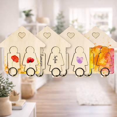 porte clés mural couple casalovekeys customisable