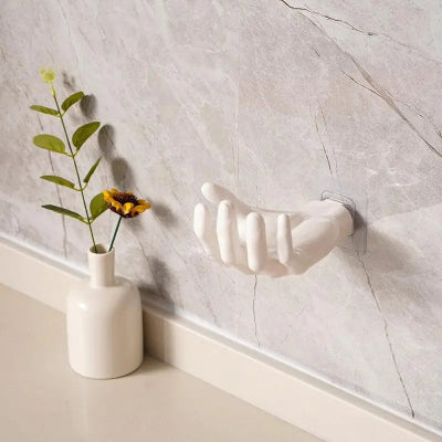 porte clés mural design handkeys blanc