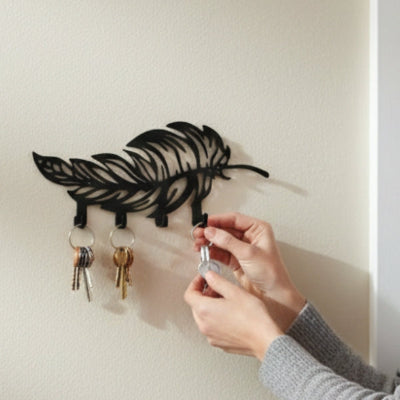 porte clés mural plume utile