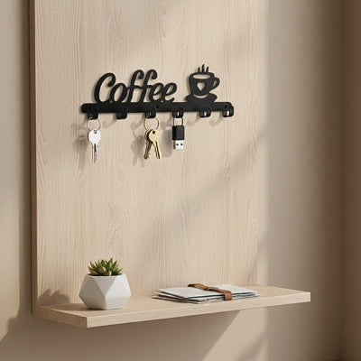 porte clés mural tasse café esthétique