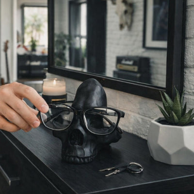 porte lunettes original skulloptic solide