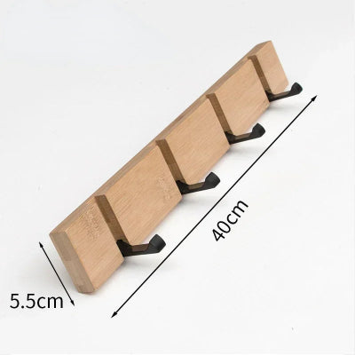 dimensions porte manteau bois quatre crochets rabattables