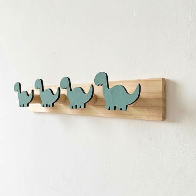 porte-manteau-enfant-dinosaure-vert