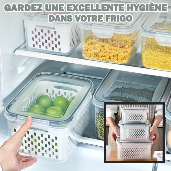 Rangement frigo | Lot de 3 FOODBOX™ - Fée qui Range