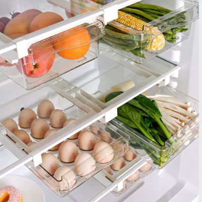 Rangement-frigo-tiroir-transparent-esthetique
