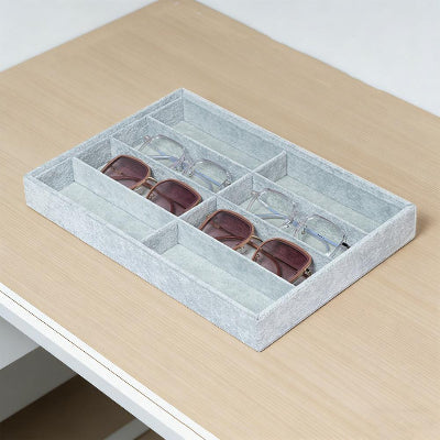 rangement lunette optictray gris bleu