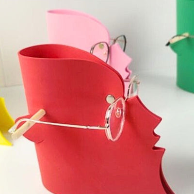 lunettes vue sur profil visage plastique souple coloré