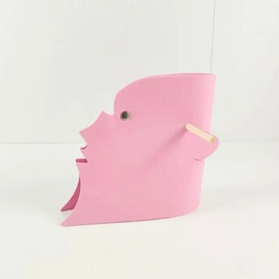 repose lunette profil visage plastique souple rose