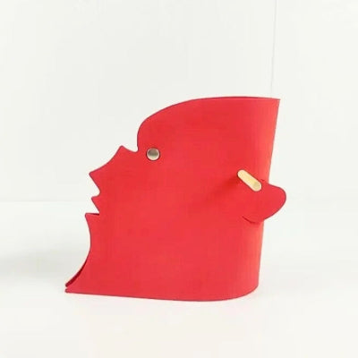 repose lunette profil visage plastique souple rouge