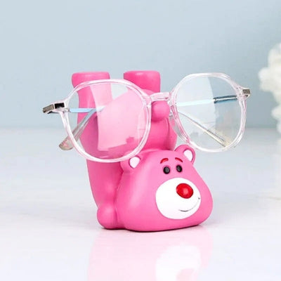 repose lunettes ourson rose mignon