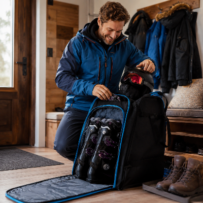 sac chaussure de ski peakgear utile
