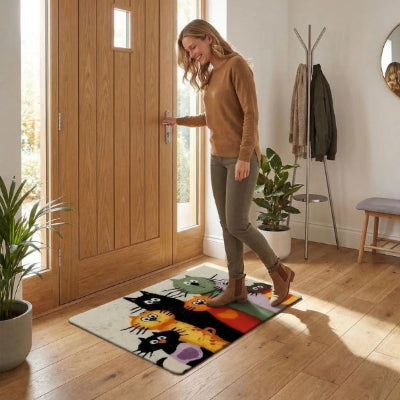 tapis d entrée funcats décoratif