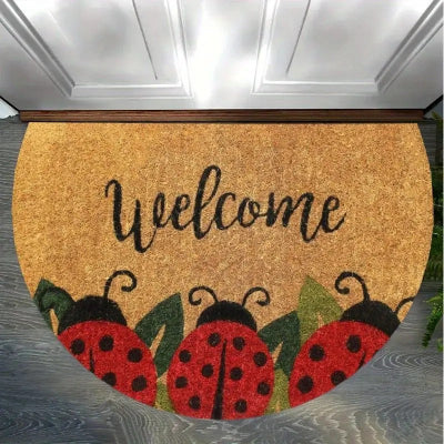 tapis d entrée intérieur luckystep coccinelles